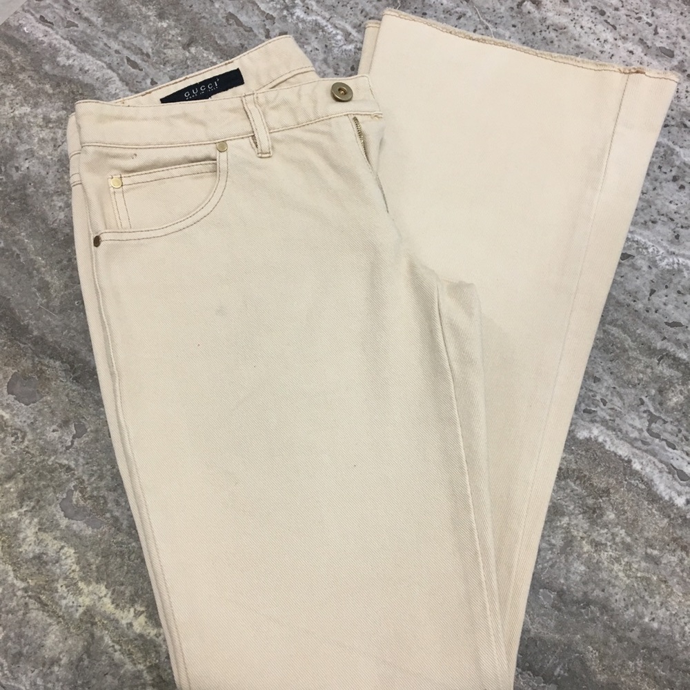 Gucci - Printed high rise - Flare leg jeans